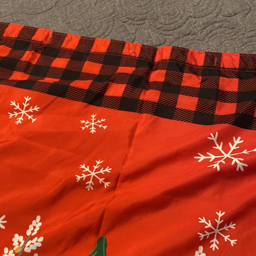 Xmas shower curtain
